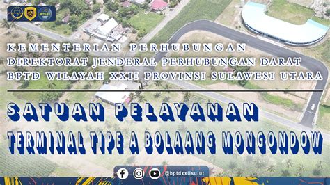 Satuan Pelayanan Terminal Tipe A Bolaang Mongondow BPTD Wilayah XXII