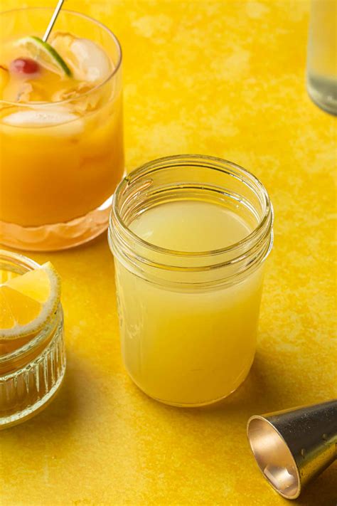 homemade sour mix  cocktail blog