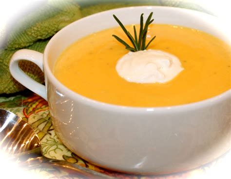 ~ Easy Rosemary Kissed Butternut Squash Bisque ~ Kitchen Encounters