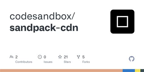 Github Codesandboxsandpack Cdn