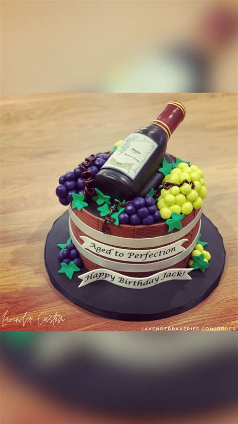 Wine Themed Cake Themed Cakes Rainbow Cake Cake Decorating Techniques