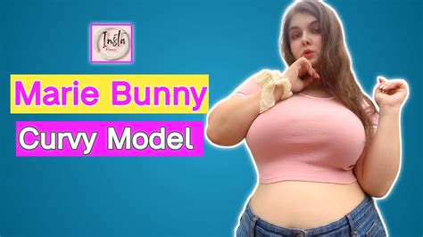 Marie Bunny Russian American Beautiful Curvy Model Fashion