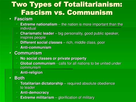 Fascism And Totalitarianism Venn Diagram Venn Communism Fasc