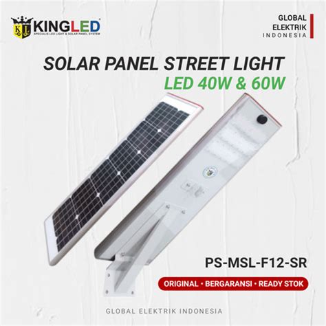 Jual Pju Led Watt Smd Wp Solar Panel Tenaga Surya Ip Street