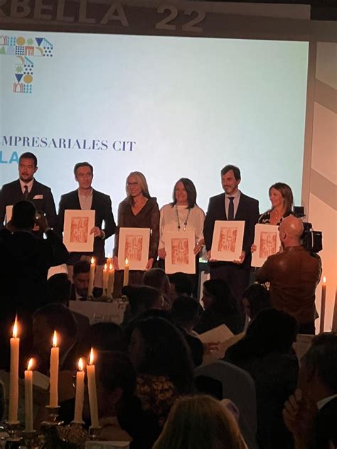 Grupo Peñarroya Colaboramos en la gala de los Premios CIT Marbella 2022