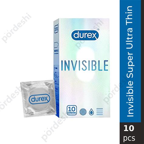 Durex Invisible Super Ultra Thin Condoms In BD Pordeshi