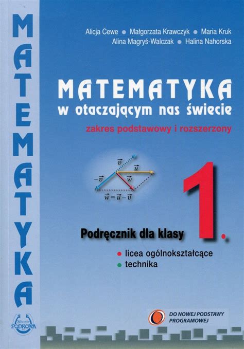 Matematyka W Otaczaj Cym Nas Wiecie Podr Cznik Zakres Podstawowy I