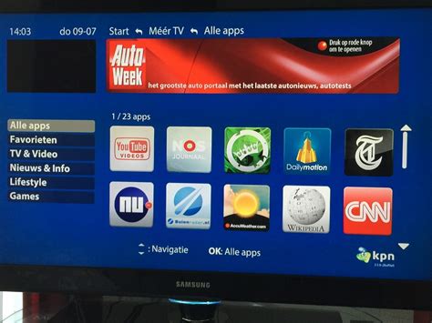 KPN adds TV apps to its IPTV platform