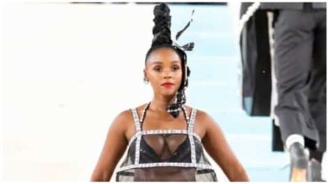 Janelle Monáe Stuns at Met Gala in Black Sequin Bikini Video
