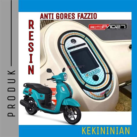 Stiker Sticker Fazzio 125 2022 2023 Anti Gores Speedometer Dan Panel