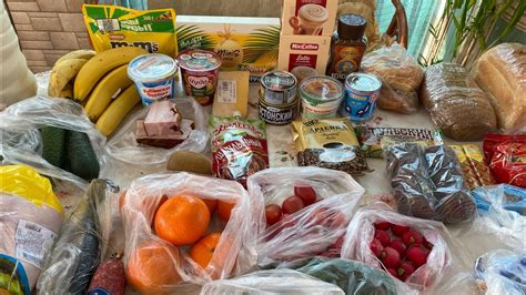 Продуктовые покупки к 8 Марта💐🥗🥖🍊🥩🍅🥓🍬🍫 - YouTube