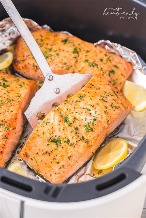Air Fryer Salmon Recipe My Heavenly Recipes