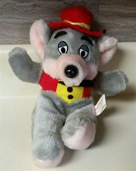 Chuck E Cheese Plush Toy 1992 Chuck E Cheese Restaurant Promotional Toy