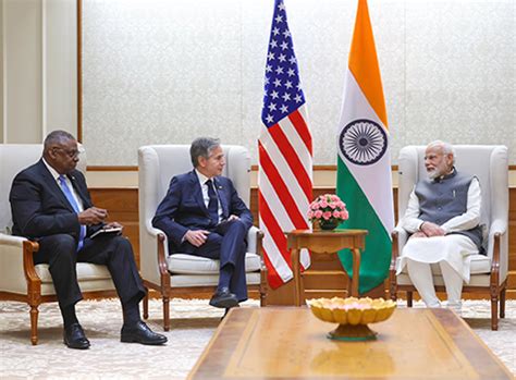 Secretary Of Defense Marks Transformative Ties With India At Talks In