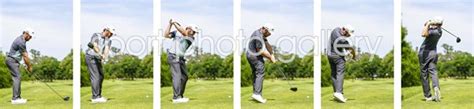 Louis Oosthuizen South Africa 6 Stage Swing Sequence Collage Images