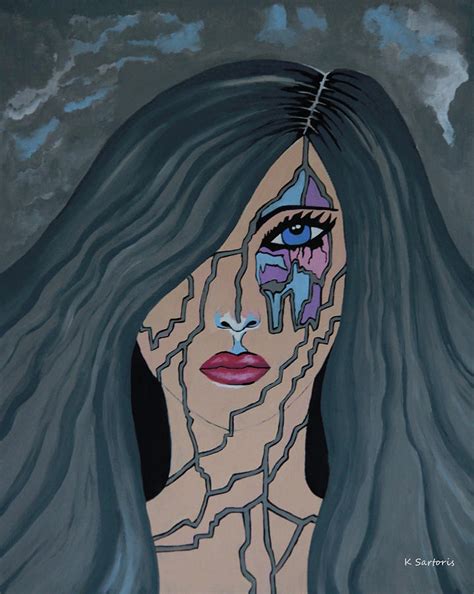 Broken Woman Painting By Kathleen Sartoris