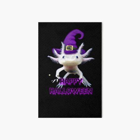 Axolotl Halloween Axolotl Halloween Costume Art Board Print For