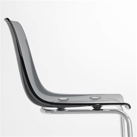 Tobias Silla Gris Cromado Ikea