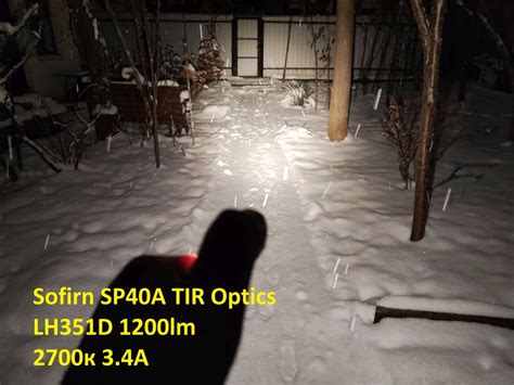 Лампово-теплый налобный фонарь Sofirn SP40A (type-C, LH351D, 2700K ...