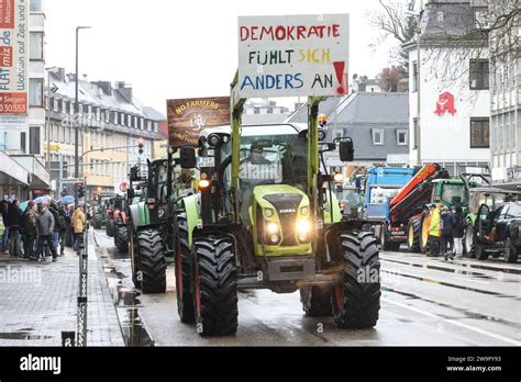 Gro Demo En Der Siegener Innenstadt Landwirte Handwerker Und