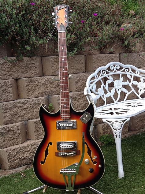 Fiama Barney Kessel Style 1966 Sunburst Reverb