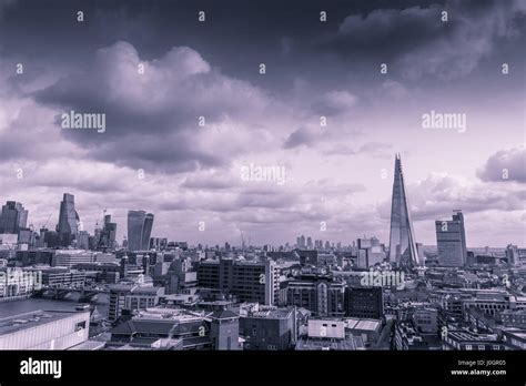 A view over London with the Shard Stock Photo - Alamy