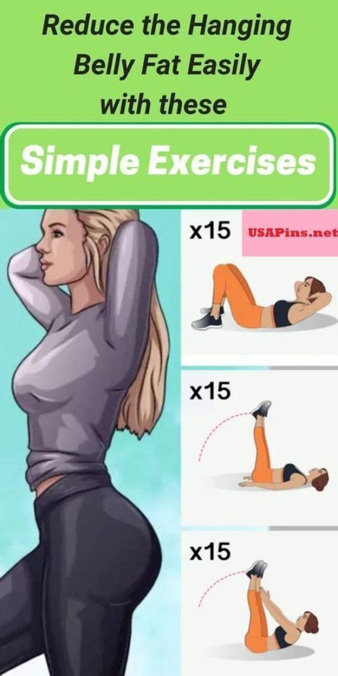 Reduce The Hanging Belly Fat Easily With These 8 Simple Exercises Chef360 Lose Belly Fat