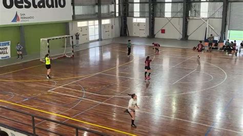 San Fernando Handball Damas Juniors Vs Uba Youtube