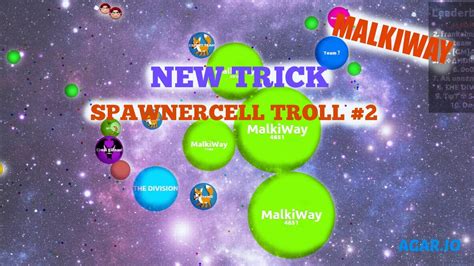 Agario New Trick Spawnercell Troll2 Youtube