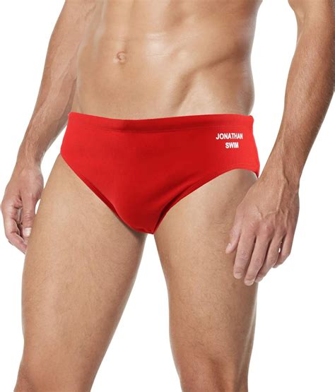 Jonathan Swim Herren Badeslips Sport Bikini Badeanzug für Männer Männer Athletic Bademode