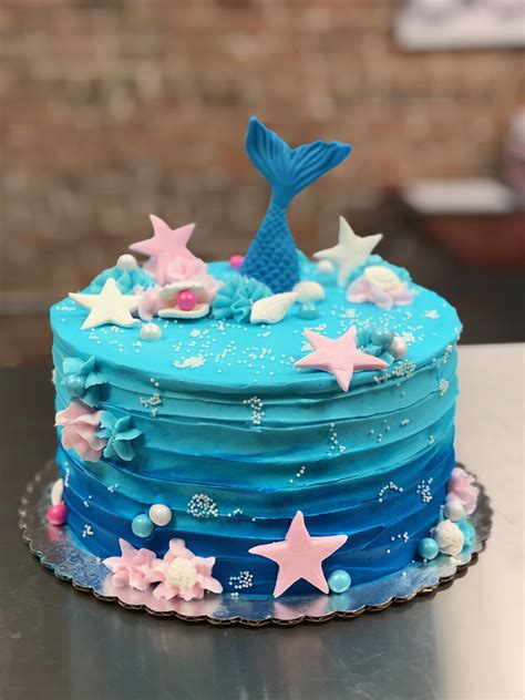 Unique Little Mermaid Cake For A Magical Birthday Party
