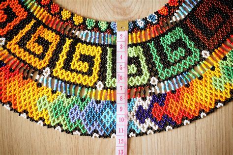 Collar Bead Necklace Embera Chamí From Colombia Etsy España