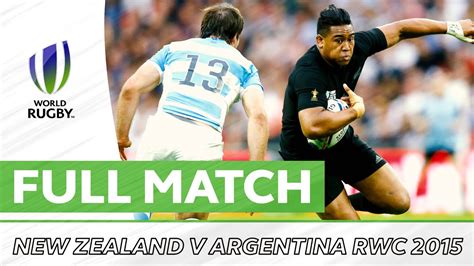 New Zealand V Argentina Rugby World Cup 2015 YouTube