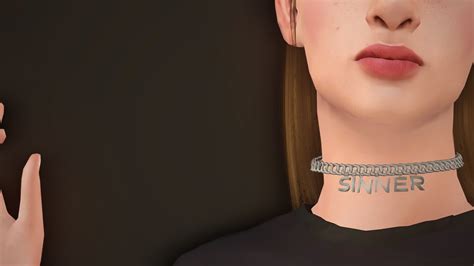 ﾟヮﾟ Pralinesims Heaven Hell Choker Set 4t3