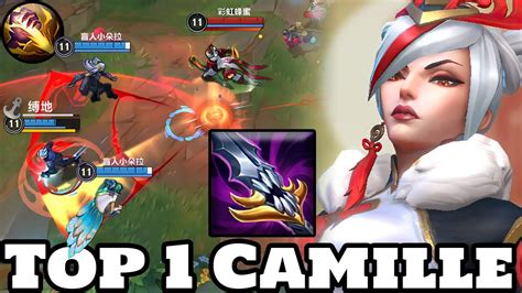 Wild Rift Camille Top 1 Camille Mythmaker Camille Skin Gameplay Rank Grandmaster Youtube