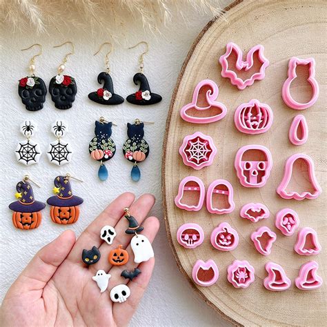 KEOKER Halloween Polymer Clay Cutters Clay Cutters For Halloween