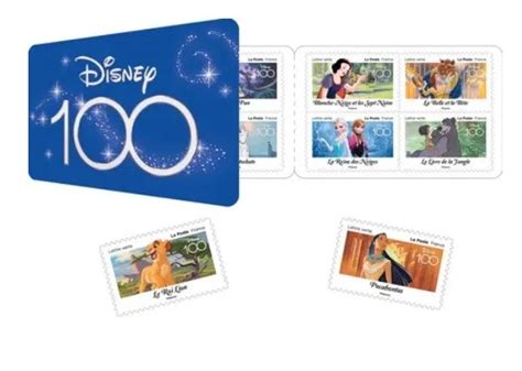 Carnet Timbre Adh Sif France Disney Ans Neuf Ss Blister Eur