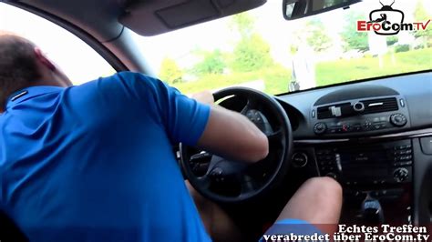 Blonde Picked Up For A Blowjob While Flirting