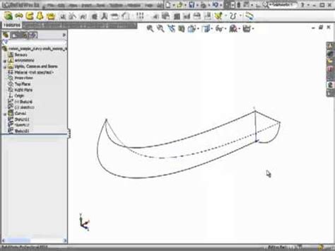 DSID129 Solidworks Lecture Sweeps With Guide Curves Part 1 YouTube