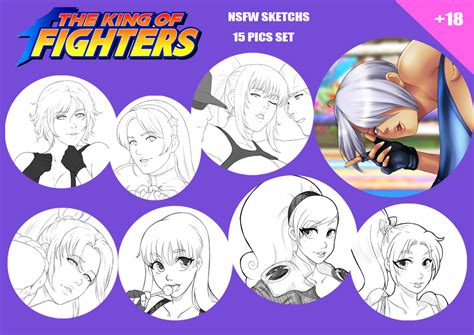 Kof Nsfw Sketch Pack By Red Pyramid Hentai Foundry