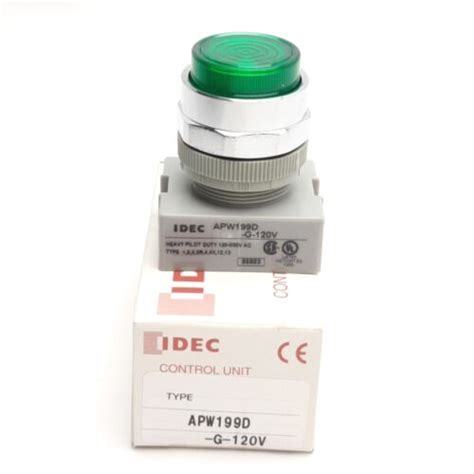 Idec APW199D G 120V Pilot Light Green 22mm 120VAC Lamp EBay