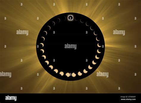 Total Solar Eclipse Stock Photo Alamy