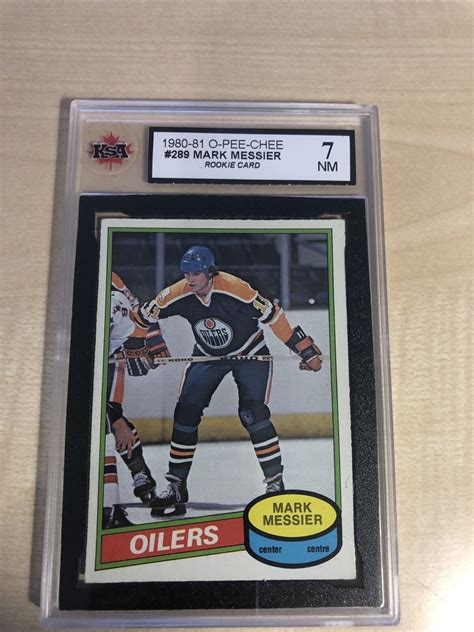 Opc Mark Messier Rookie Card Ksa Near Mint Ebay