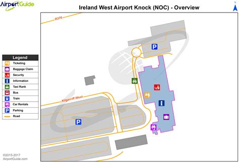 Charleston - Ireland West Knock (NOC) Airport Terminal Map - Overview ...