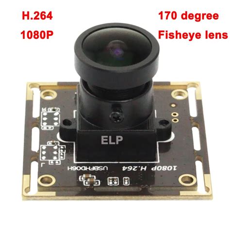 ELP Wide Angle Usb Camera Module 1080P 170 Degree Fisheye Lens CMOS