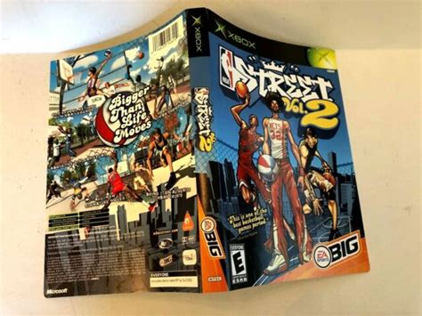 Nba Street Vol 2 Original Xbox Artwork Only Authentic Insert Ebay