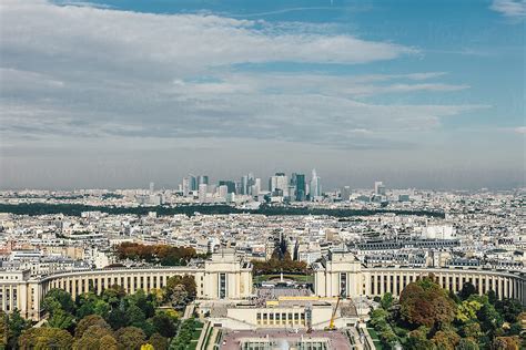 Paris Aerial View Of La Defense By Stocksy Contributor R A V E N