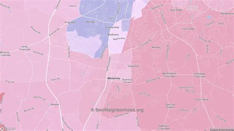 Winterville Nc Political Map Democrat And Republican Areas In