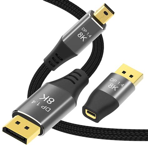 Mini DP DisplayPort 8K kablo DP1 4 çift yönlü iletim DP Mini