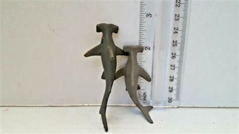 Lot Of 2 Safari Ltd Sea Creature Hammerhead Shark And Calf Toy